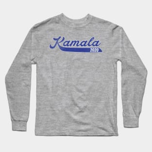 Kamala Harris 2020. Presidential race 2020, groovy logo. Distressed version Long Sleeve T-Shirt